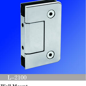 Custom Standard Duty Shower Hinges Wall Mount Glass Clamp For Sell L-2100