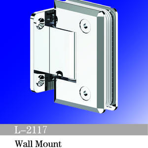 Wall Mount Standard Duty Shower Hinges Wall To Glass Full Back Plate Shower Door Hinge L-2117