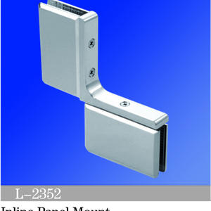 Pivot Shower  Hinges L-2352 Glass Clamp