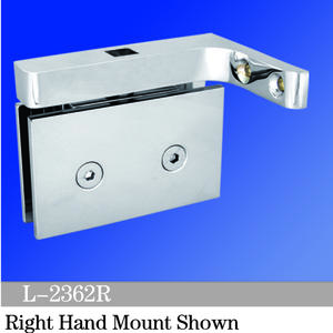 Pivot Shower  Hinges L-2362R Glass Clamp