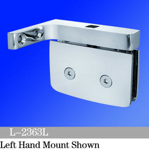 Pivot Shower  Hinges L-2363L Glass Clamp