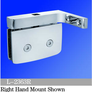 Pivot Shower  Hinges L-2363R Glass Clamp