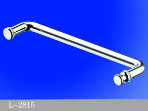 Single Side Frameless Glass Door towel bars factory