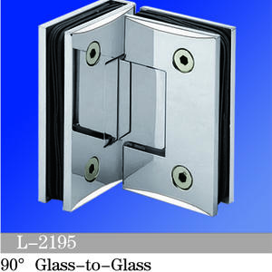 Standard Duty Shower Hinges Glass To Glass 90 Degree Frameless Shower Door Hinge L-2195