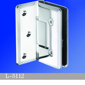 Heavy Duty Shower Hinges Wall Mount For Glass Bathroom Door  L-5112