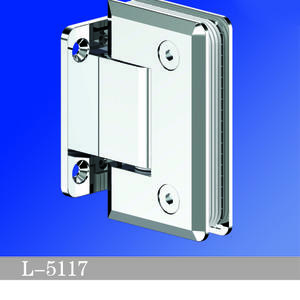 Heavy Duty Shower Hinges Wall To Glass For Glass Bathroom Door With Back Plate L-5117