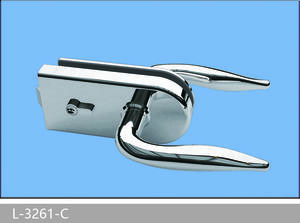 Glass Door Locks With Level Handles Hot Selling Glass Door Lock L-3261C