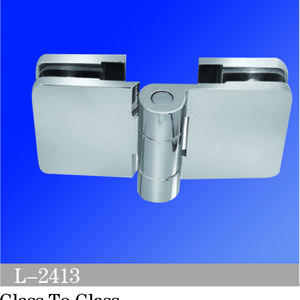 Standard Duty Shower Hinges Glass to Glass Shower Hinge L-2413