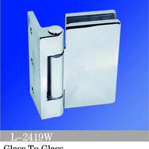 Standard Duty Shower Hinges Glass to Glass Shower Hinge L-2419W