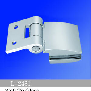 Standard Duty Shower Hinges Wall to Glass Shower Hinge L-2481