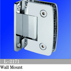 Standard Duty Shower Hinges Wall Mount Full Back Plate L-2171