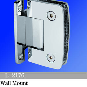 Standard Duty Shower Hinges Wall Mount Full Back Plate L-2176